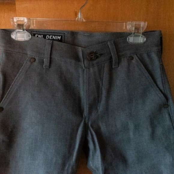 FNL Denim Premium Quality 2011 No.150 Gray Button Fly Jeans mens 30/32 - Picture 7 of 16